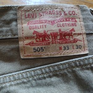 Levi's 505 Regular Fit W33xL30 Jeans